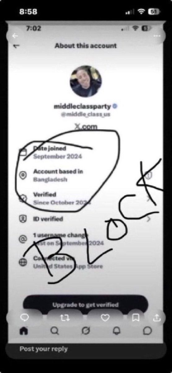 TooMuchNoise23's tweet photo. @middle_class_us You’re just a piece of shit stirring things up from Bangladesh. https://t.co/KxzxS3bmPw