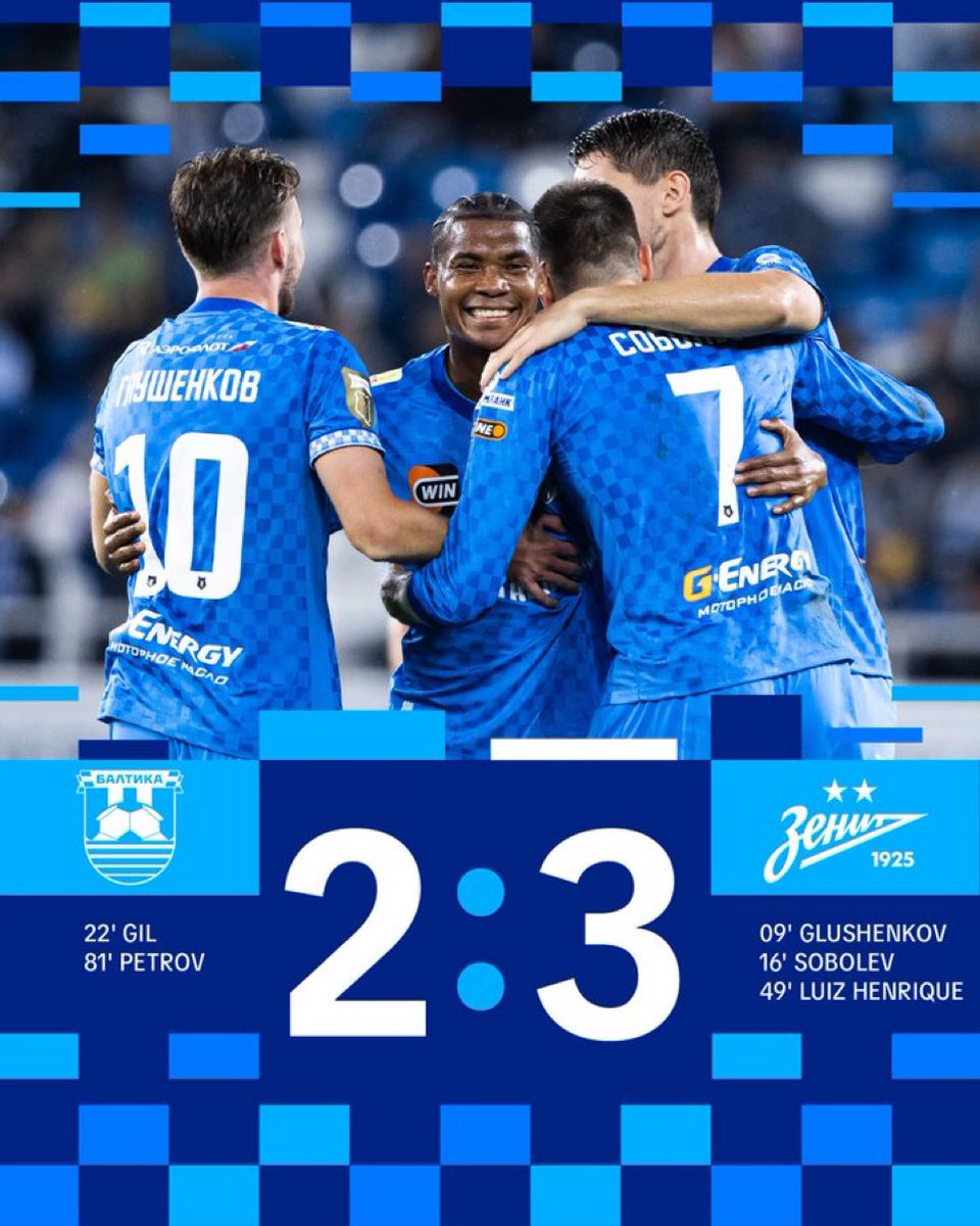zenitjapan's tweet photo. ロシアプレミアリーグ第9節、バルチカ対ゼニトの試合は2-3でゼニト勝利！！ https://t.co/pWes11zW2l