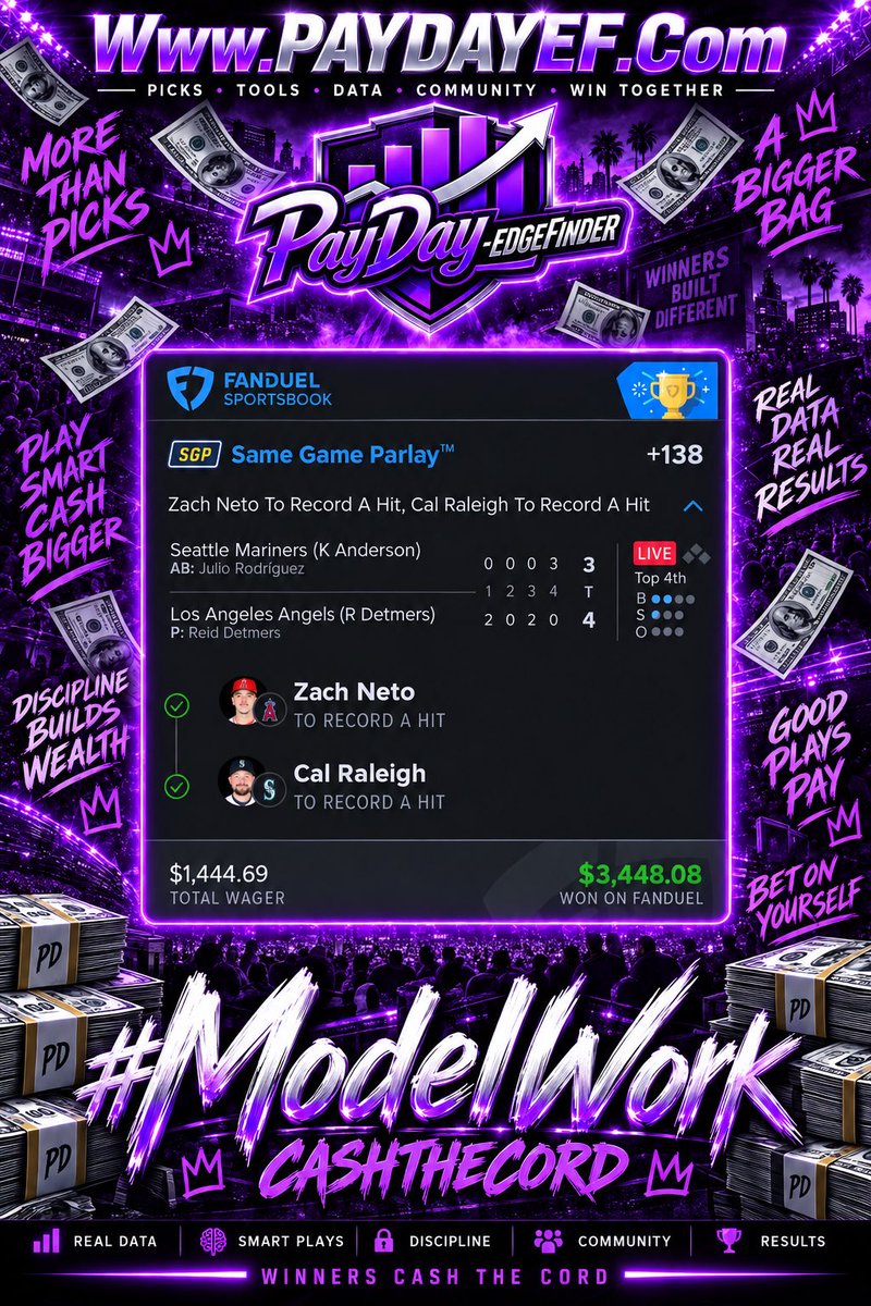 CashMeOutt716's tweet photo. GANG, I need y’all’s feedback! 💯 My model is FREE until September 29th. Check it out and tell me what you like, what needs fixing, and what’s missing. I’m building this for y’all! 🙌

🚨 DON’T SIGN IN — JUST HIT DASHBOARD!
👉 https://t.co/zLgyzO6VsB

Drop your feedback below 👇 #Gambling𝕏 #NFLPredictions #MLB