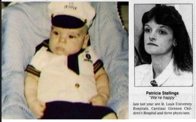 fasc1nate's tweet photo. 25-year-old Missouri woman, Patricia Stallings, gave birth to a son named Ryan in April 1989. 

Three months later, Ryan became ill and was taken to the hospital, where doctors found a high level of ethylene glycol, a component of antifreeze, in his system. 

The doctors concluded that he had been purposely poisoned by his mother.  

Patricia was taken into custody after Ryan died from the illness. However, while in custody awaiting trial, she gave birth to another son named David on February 17, 1990. 

David was put into foster care but later developed the same symptoms that Ryan had before he died. He was diagnosed with a very rare genetic condition called Methylmalonic acidemia, which can mimic antifreeze poisoning.  

Patricia went to trial and was convicted of first-degree murder and sentenced to life in prison. 

However, after the case was featured on the television program "Unsolved Mysteries," an experienced doctor decided to take a sample of Ryan's blood for further screening. 

The doctor found that Ryan had actually died from the same genetic condition as David.  As a result, Patricia was released from prison and the case against her was dropped in September 1991.

The most disturbing photos ever taken: https://t.co/J14H8wDchh