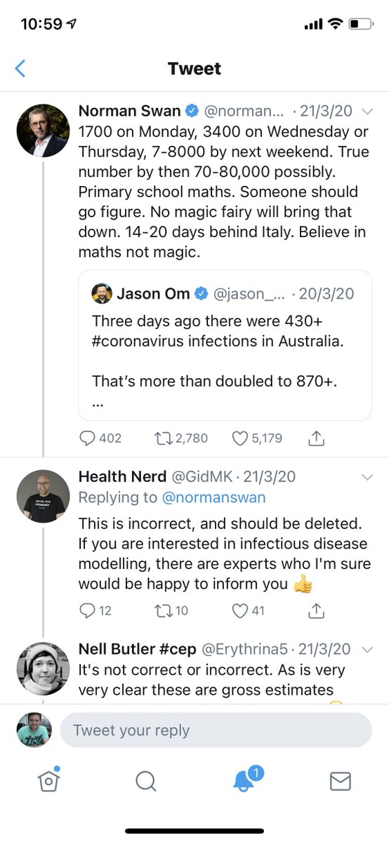 fngtce's tweet photo. @fantoman79 Yes. This is “primary school maths.” Hardly a revelation. Australia’s self-described “most trusted doctor” (unregistered and non-practicing for decades heretofore) told me.
I doubt you have a better source. Follow the science next time.
Source attached because I am a scientist. https://t.co/p8qz1F3yNN
