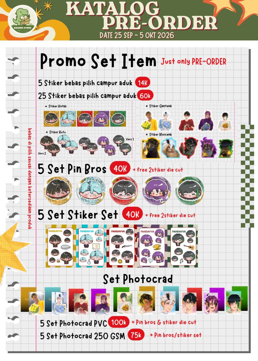 Kenycoid's tweet photo. WELLCOME RAWRSTORE
Berikut katalog #CF23 dan #imagi4 final
And spesial untuk penjualan pertama RAWRSTORE
10 org yg pertama pemesanan akan mendapatkan spesial gift (tidak ad min order)
And buat teman teman yang mau di tag ketika po di buka boleh komen 🙌🏻🙌🏻 https://t.co/QbjVdSaHuI