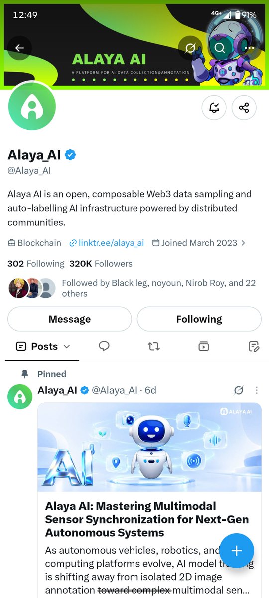 SecretMafiaQ's tweet photo. @Alaya_AI Always trustworthy  🖤

Thanks for the team 💪 https://t.co/3LSebnXssi
