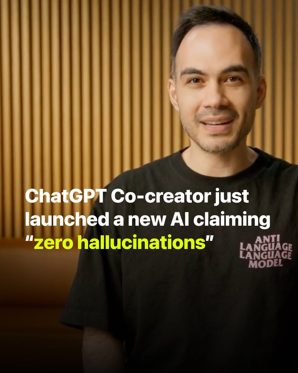 readFomo's tweet photo. Diogo Almeida, one of the researchers behind ChatGPT, just launched Jev, a new kind of AI model.
Its pitch is wild:
- Zero hallucinations. - Up to 200x faster. - Up to 400x cheaper.

The catch: it only picks from answers set in advance.

Not a ChatGPT replacement. More like a super-fast decision engine for software.