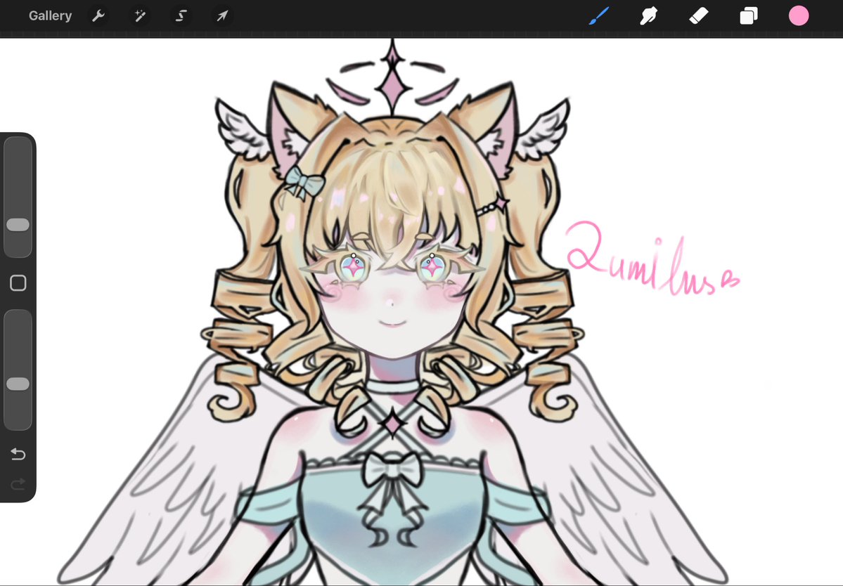 lumiIluvs's tweet photo. repost 🥲 W.I.P for an adoptable I’m making ! Even though I got 3 other unfinished projects waiting for me 😳 #‌‌ #digitalart #procreate #artmoots https://t.co/cCxbS8Rnp4