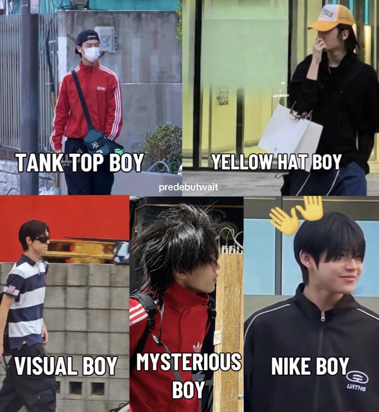 predebutwait's tweet photo. YG’S NEW BOYGROUP WITH NO MASKS (still waiting to see tanktop boy with no mask 😭) already a group full of visuals 😍

#YGNBG https://t.co/5l2sKph3ih