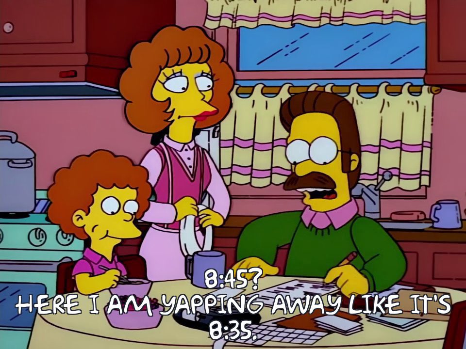 LastChrisSmith's tweet photo. @fourfingerpod I love this line so much.
The stress of being just slightly late but still able to make it if you hurry is too real. https://t.co/8YkM4oX4hf