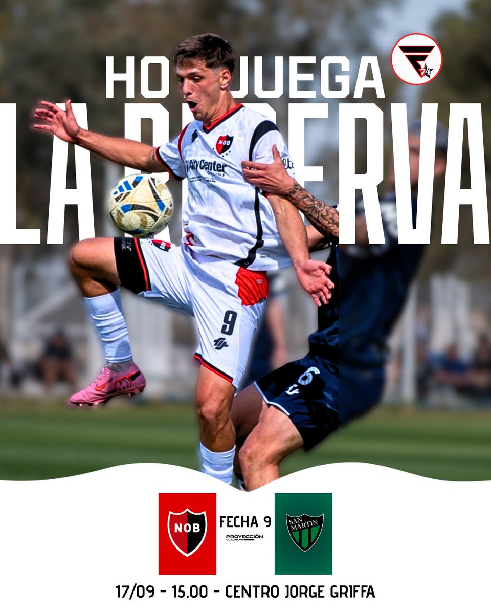 FRNEWELLS74's tweet photo. La reserva recibe a San Martín.

En busca de volver a ganar, el equipo de Bernardi tendrá que conseguir un resultado positivo para llegar de la mejor manera al clásico.

Igual primero tiene que pensar en ganar este partido y después prepararse para enfrentar a Central.

VAMOS! https://t.co/PGBQIU3QNM