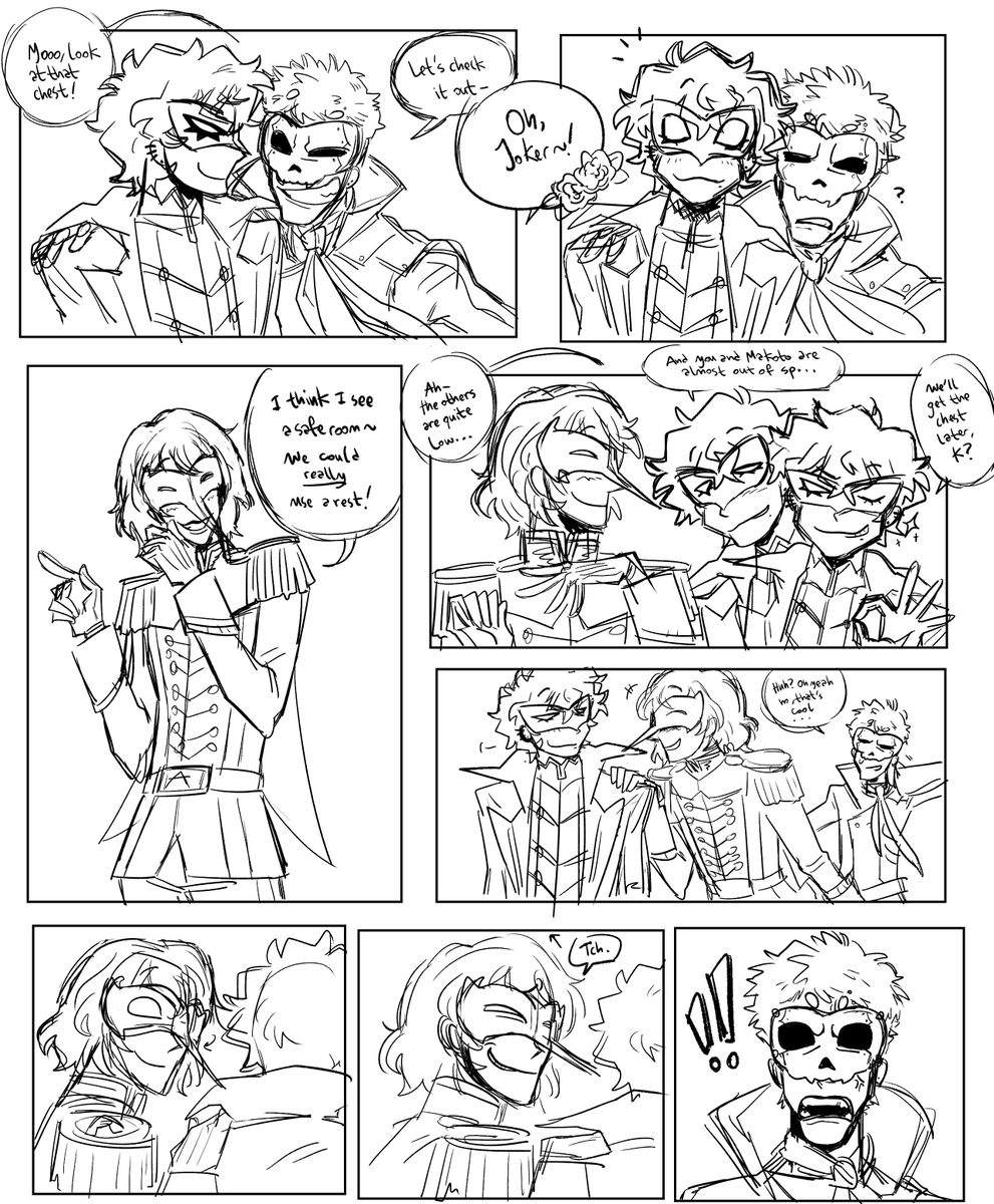 taigalyf's tweet photo. yes its another comic wip yes its a different one i have too many ideas (this one is only 3 pages) https://t.co/AXe84Klox1