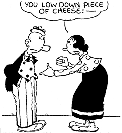 OriginComics_ca's tweet photo. Ham Gravy, you absolute piece of cheese.
#origincomics #comicstrips #thimbletheatre #oliveoyl https://t.co/CwFMzDeb9W