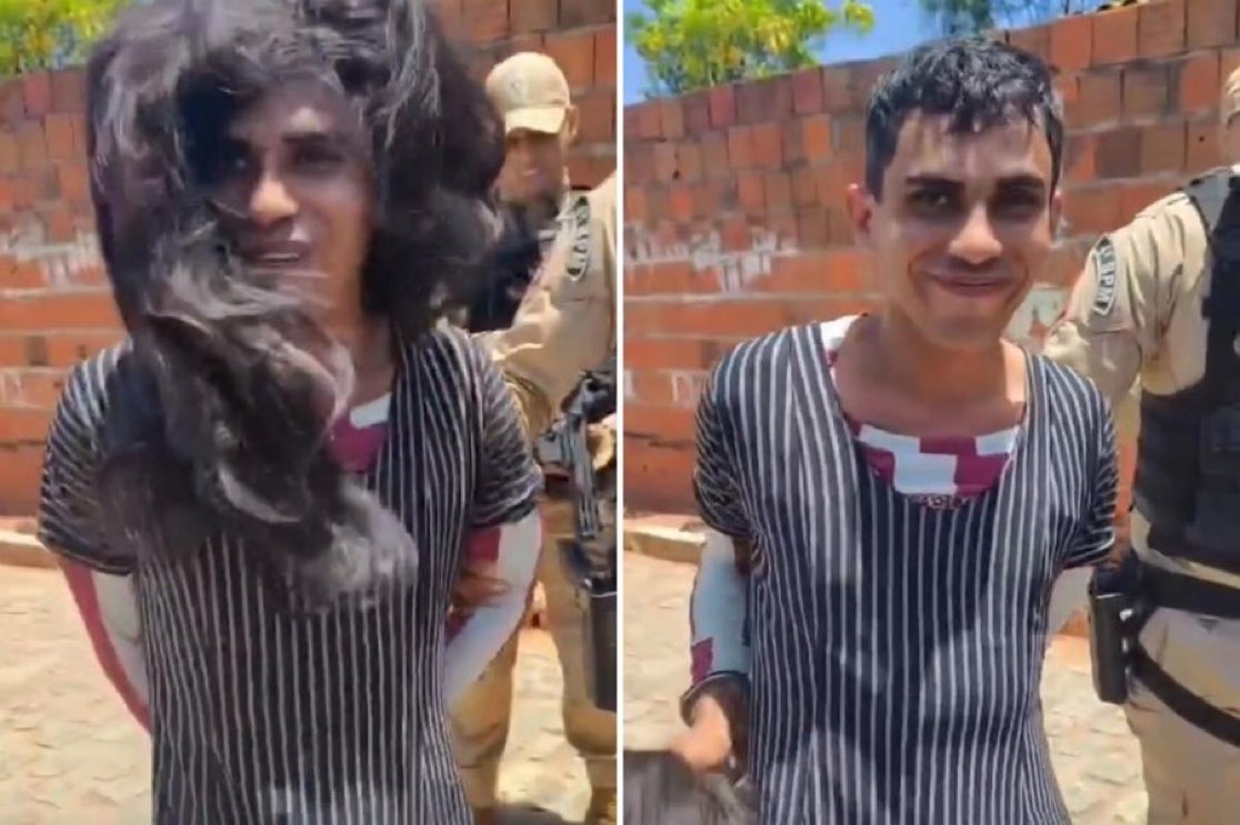 DailyLoud's tweet photo. Suspected 33 year old serial killer arrested trying to flee dressed as a woman before confessing to 80 murders in Brazil https://t.co/4laHGQvadB