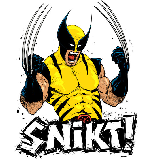 CyriliusBD's tweet photo. Wolverine / Serval sur ma table à dessin pour célébrer la sortie du nouveau jeu vidéo !

#wolverine #serval https://t.co/Z5nGO5ll4r