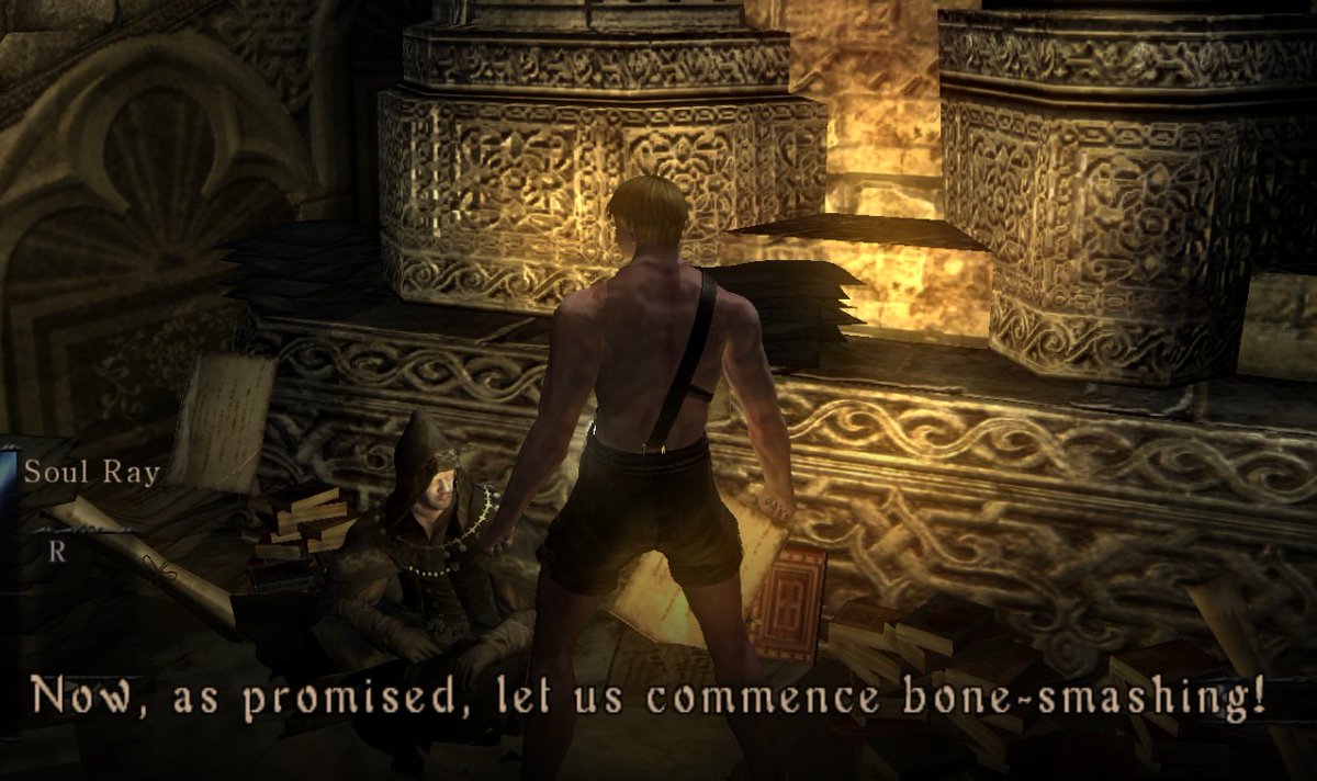 ThreeEyedGemini's tweet photo. Demon's Souls retranslation work is 90% complete.

I'm excited to bring forth Hayao Miyazaki's vision as it was originally intended. https://t.co/WEU7kLwVWg