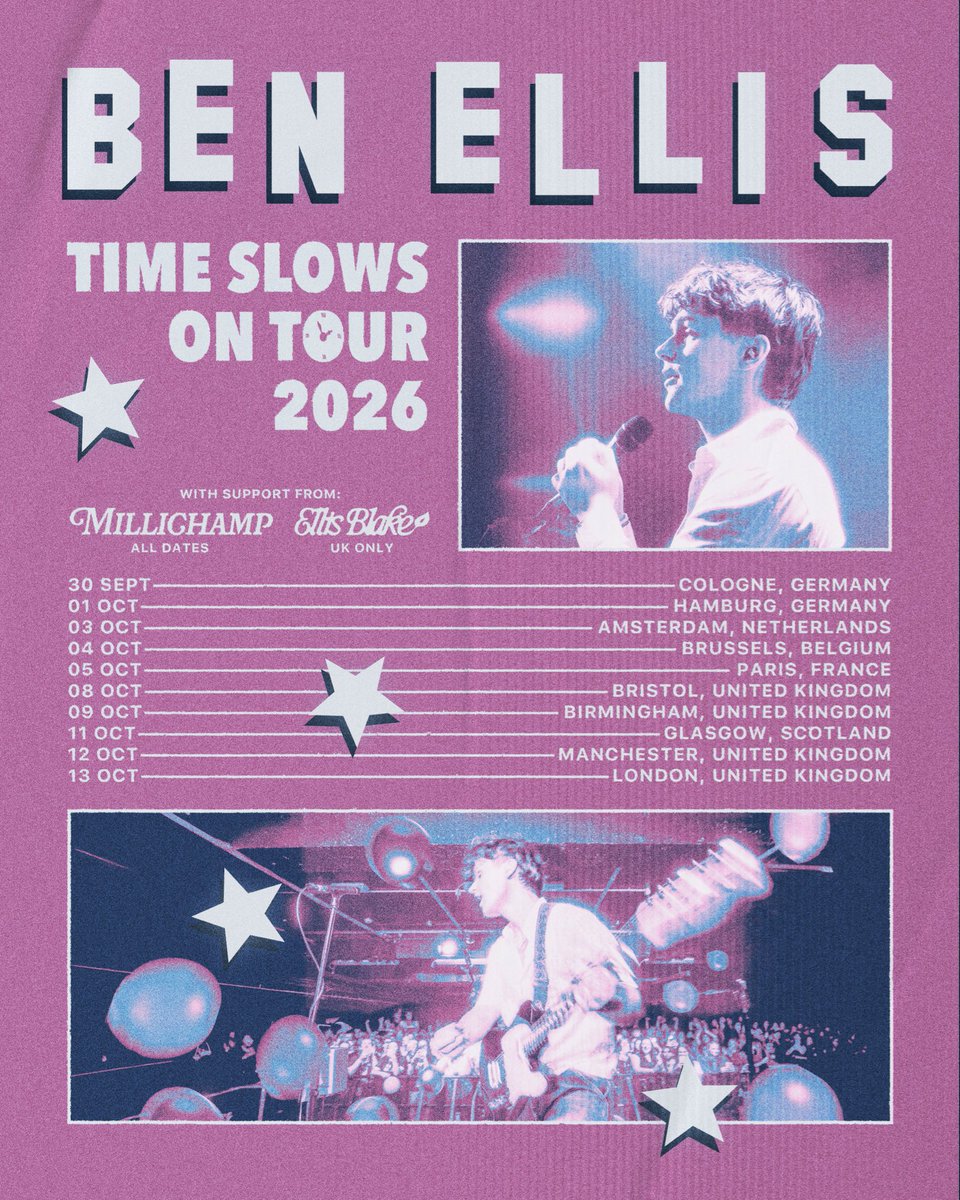 millichamp_'s tweet photo. ben asked if we’d go on tour with him… we said yeah obviously mate

so so grateful, we’ve been fans of his for years. see you all really soon !!

tickets in ben’s bio 💐 https://t.co/UjrkjI8SR9