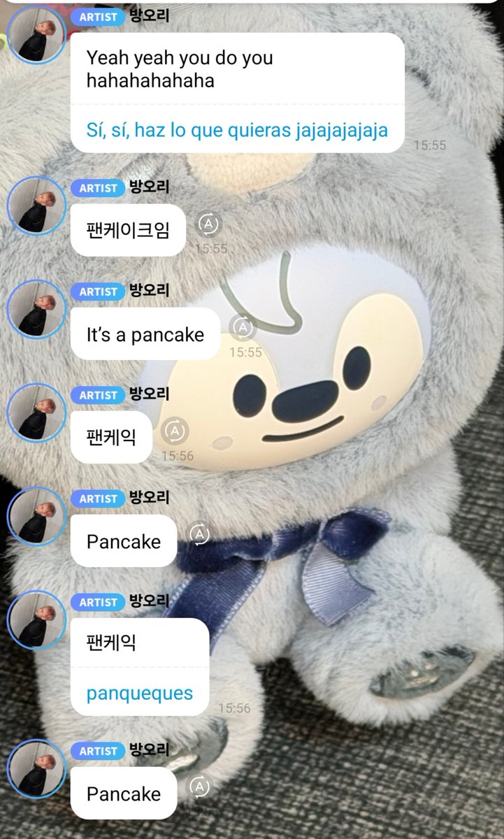 waspcam_'s tweet photo. chan defendiendo el panqueque argentino y diciendole a las otras q no es un crepe, q hombre https://t.co/ibKd4mvkBl