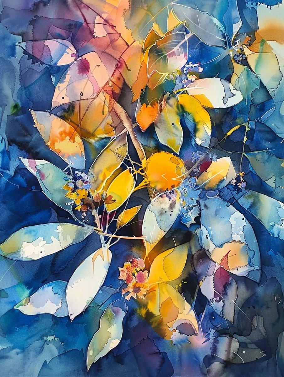 MelDoritys2e's tweet photo. Immerse in 10 mins of abstract watercolor flow! No rules, just color dancing on paper—your small daily art break awaits today!  #ArtDaily https://t.co/cn3QjAHNqz