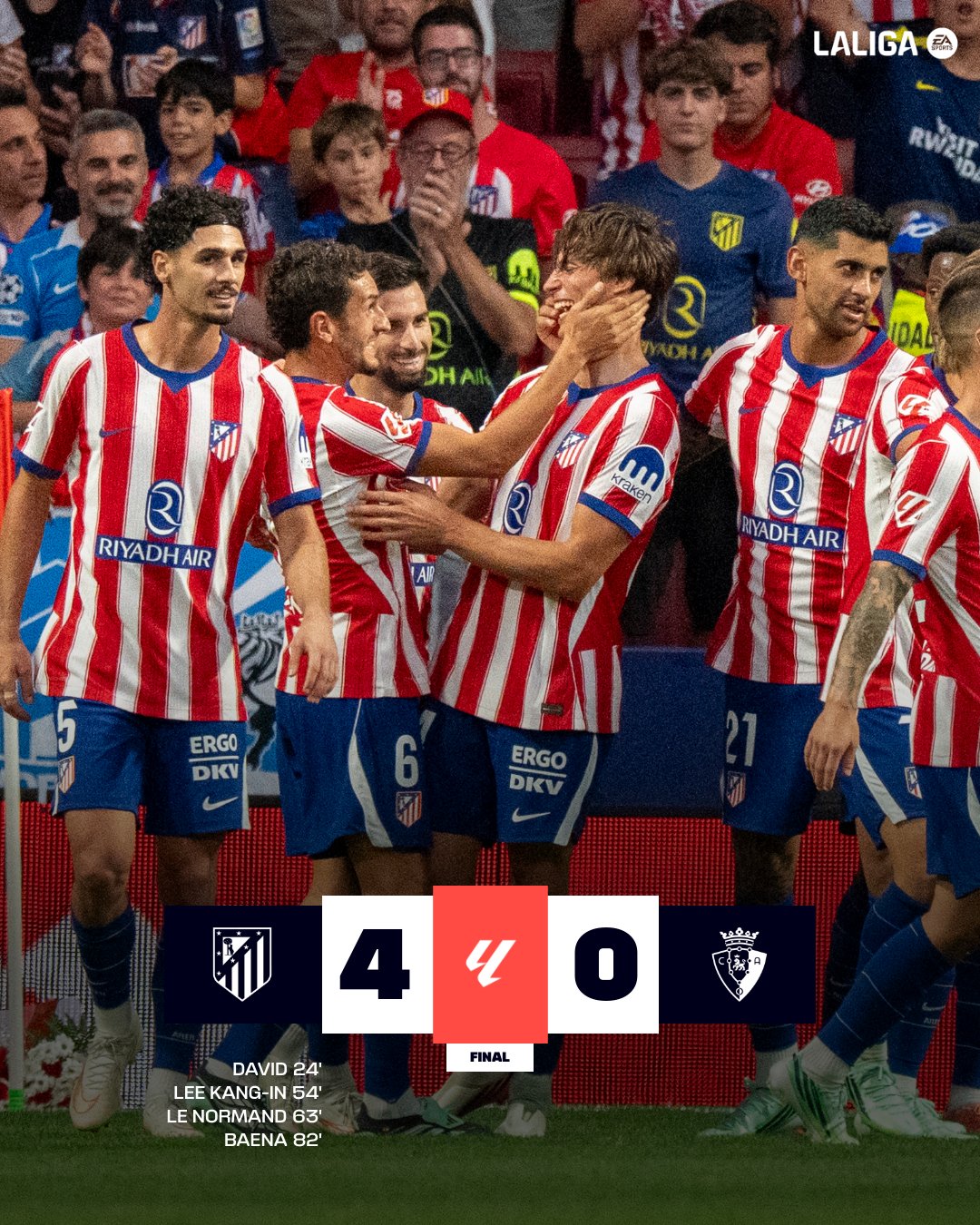 Atletico Madrid 4-0 Osasuna | LaLiga