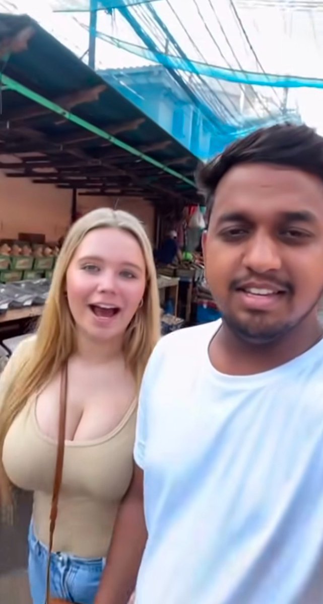 Misthi_yadavv's tweet photo. A Russian girl recently came to India and started exploring Delhi, Jaipur and Agra. 🇷🇺❤️🇮🇳

While visiting Jaipur, a local blogger asked her what she thought about Indian boys.

Her answer was unexpected! 😂

She said she really likes Indian boys, but there’s one problem — she feels most of them are already busy with their girlfriends. 😅

She jokingly added that she doesn’t even want to ask whether they’re single because she doesn’t want to ruin her mood. 😂

And then came the interesting part: if there’s a single Indian guy who genuinely likes her, she says she’s open to it. ❤️🇮🇳

Looks like her India trip came with a little unexpected twist! 😄