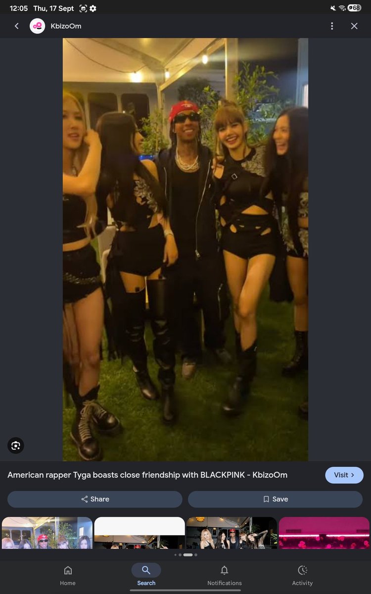 taejagiii's tweet photo. Literally no one noticed and these bi/ches were dragging bts. Tyga is an another abuser like cb, he was charged of assault and abuse in 2021. Lisa went to an afterparty w him along in 2023 and now giselle and bp members also hv a photo w him but no fkin one noticedddd https://t.co/XvTZ3oErKK