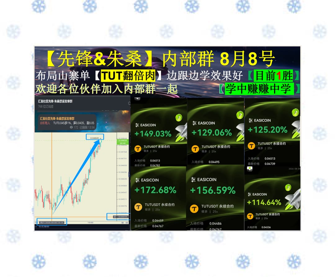 Wal_wal_wal77's tweet photo. Do business,but be not a slave to it.
市场节奏变化明显？及时更新行情信息与趋势分析。九哥🥁以太坊🏏火币返佣🥍打新
福利🔊币圈带单🐘哈希函数🏈投资者保护
ETH 加密货币 OKX  免费合约跟单社区👉 @fzy988 👈 https://t.co/juVlYOZB3K