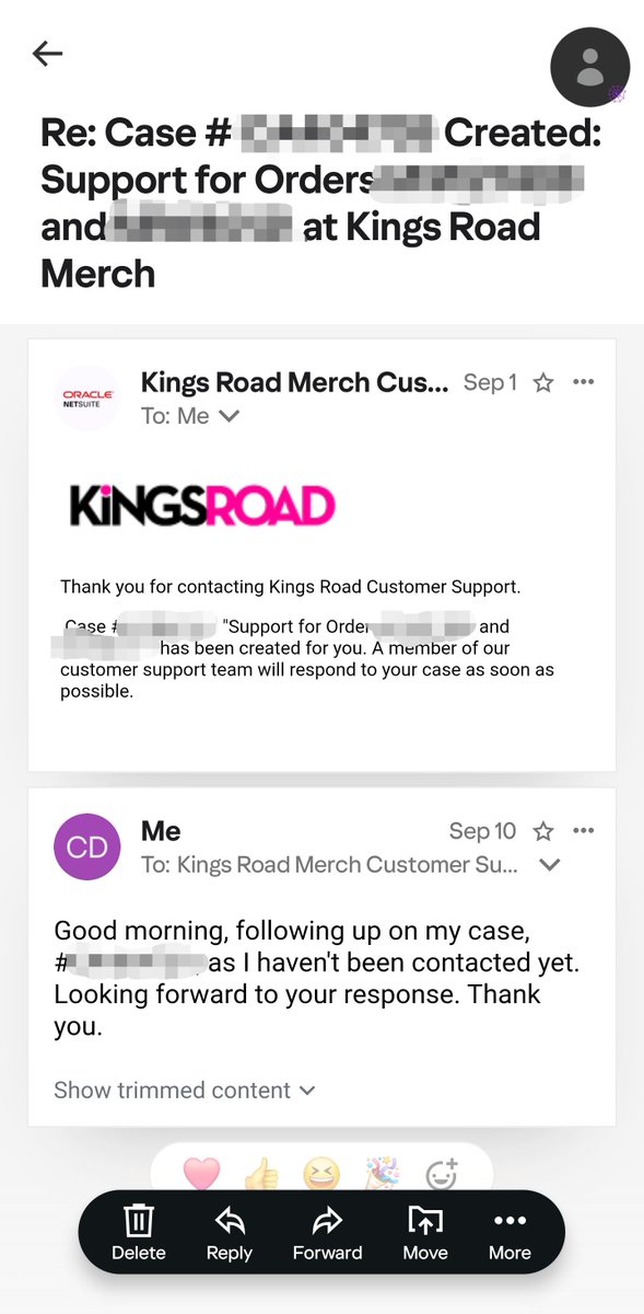 AtaraxiaGoddess's tweet photo. @MIWband @ChrisMotionless I know you guys aren't support for Kings Road Merch, but they've been quiet about the signed cards that were supposed to ship w/ the Decades LP. Last email I got was July 28th. I've since sent my own email to support and a follow up but still nothing. https://t.co/L4TPinZaYd