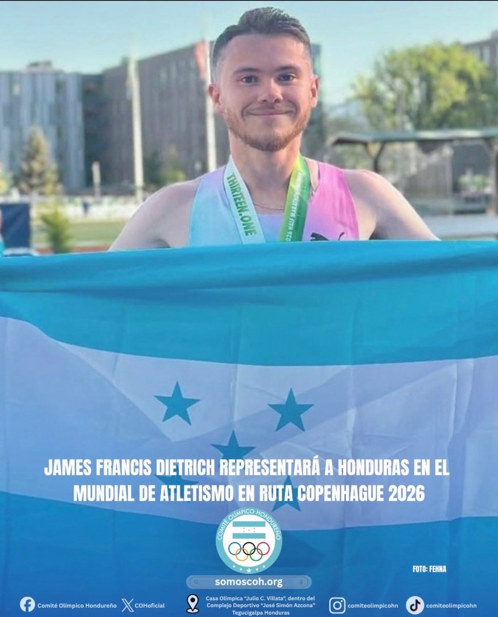 LSWTitanRunning's tweet photo. Tomorrow, one of my all timers, Jimmy Dietrich leaves for Copenhagen to race in the World Athletics Road Running Championships!  He’ll represent Honduras and is currently ranked #1 there.  I’m so proud of how far he’s come. Big dreamer and he’s realizing them!!  Good luck brotha! https://t.co/tRM44a3bDq