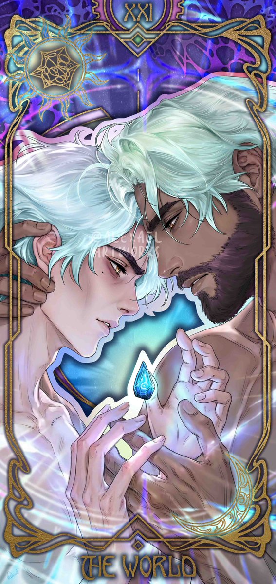 AlexaelArtworks's tweet photo. "We finish this together"

Jayce &amp; Viktor for the final tarot card: The World. 🌌

Achievement and completion, fulfillment, happiness, success, wholeness, harmony…

Thank you so, so much to everyone who has been with me on this journey all the way to the end. 🥹🩷🫂 https://t.co/nA2FFDfAmc