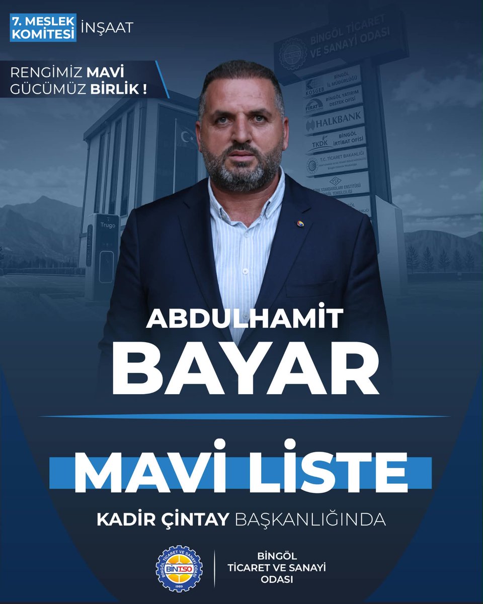onurdemirag_'s tweet photo. Abdülhamit Bayar bey BiNTSO seçimlerinde 7. Meslek grup adayı. Başarılar dileriz. https://t.co/Wx1TL04V57