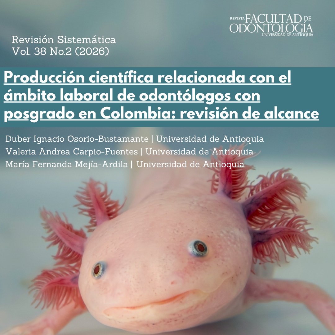 RevOdontUdeA's tweet photo. 🦷 ¿Cómo es realmente el ámbito laboral de los odontólogos con posgrado en Colombia?

🔎 Conoce qué revela la evidencia: https://t.co/l8SR1XuB2P

#Odontología #Investigación https://t.co/XWLm5SyPf7