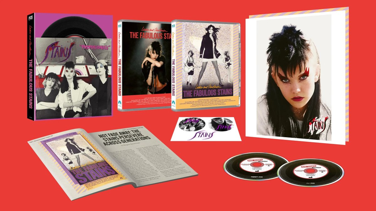 FunCityEdition's tweet photo. "If you watch LADIES AND GENTLEMEN THE FABULOUS STAINS on @criterionchannl and like what you see, consider the FCE UHD/Blu-ray with our new 4K restoration + extras.

FABULOUS STAINS 4K UHD/BLU-RAY 
https://t.co/rNQ6BFwHsc https://t.co/eEEARH3fMA
