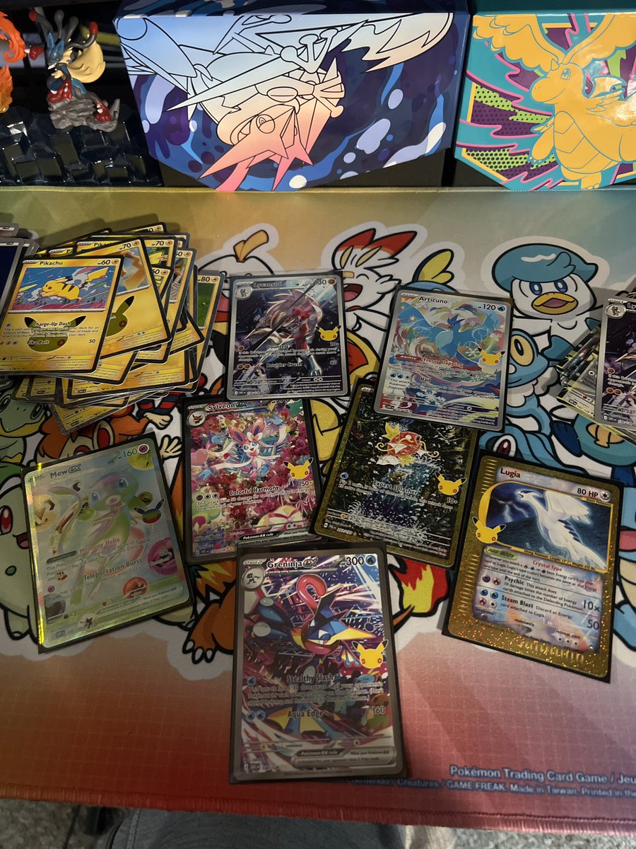 Na15Zone's tweet photo. @PokemonRestocks Got two outta 4 SIR’s I’m chasing. Jirachi and Gengar SIR are next😤 https://t.co/roKcWI8qsG