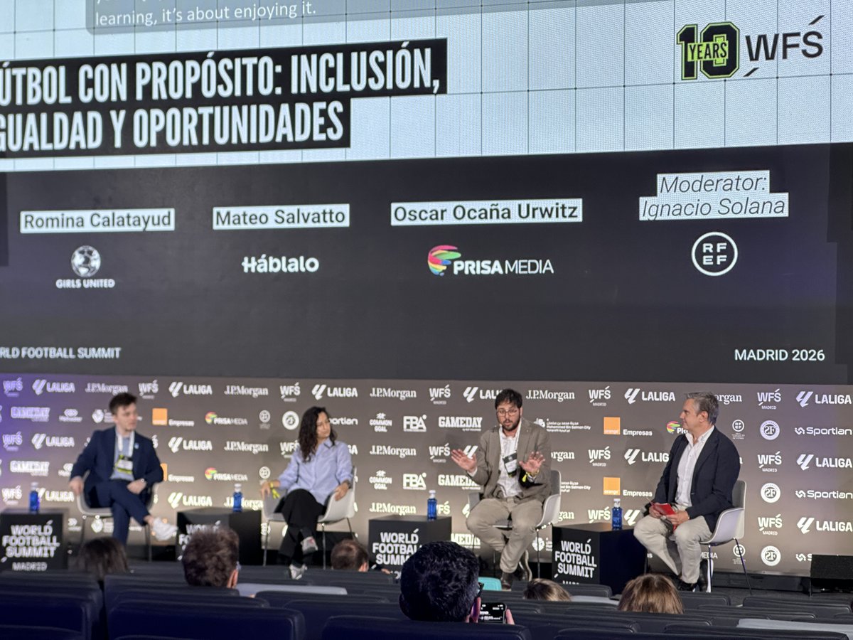 PRISA's tweet photo. PRISA Media presente en el @WFSummit 2026 ⚽️ https://t.co/MtbXlakanL