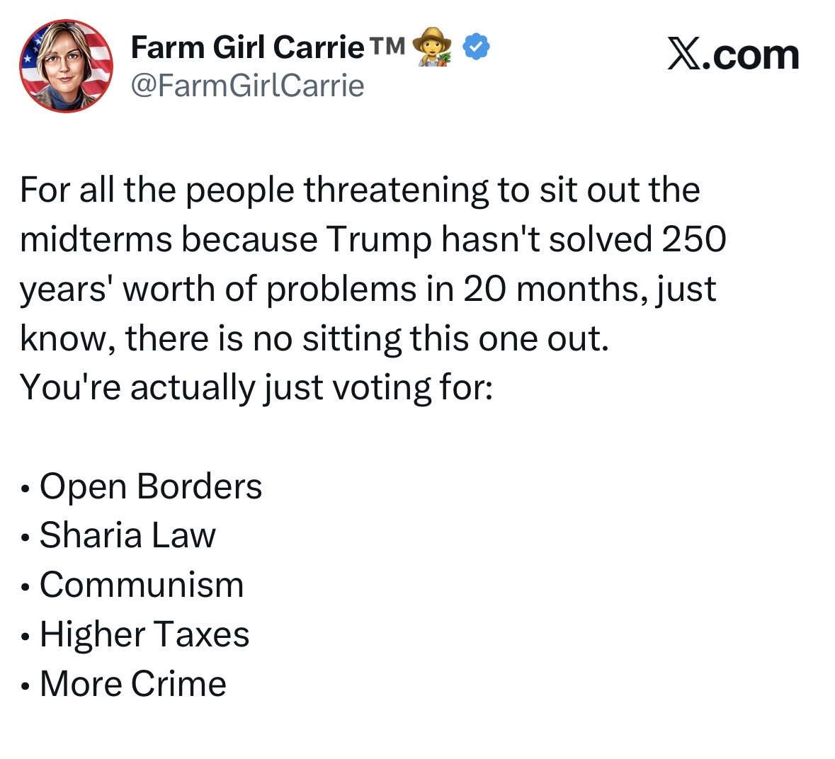 doogadoo11's tweet photo. This is a great post

I know because I wrote it and @FarmGirlCarrie stole it

Blocked! https://t.co/5C4QMCAcaC