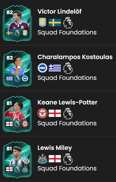 NepentheZ's tweet photo. When you first start your UT, you get presented with the opportunity to pick from 1 of 4 leagues...

- Premier League
- Bundesliga
- Ligue 1
- La Liga

Which ever league you choose here will determine the Squad Foundation players you're able to unlock via objectives!

Make sure to pick the league that matches the player(s) you most want!