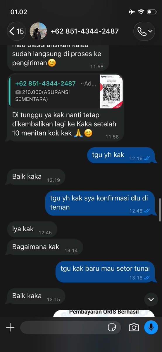 sweetycheese17's tweet photo. Tapi anehnya kok ada uang asuransi sebanyak 210rb,knpp aku byr lagi krna janji dia bakal di kembalikan uang itu dalam 10 menit kedepan

Tapi pada saat 10 menit kemudian kok uang sy ngak di kembalikan trss aku spam dia cht diaa ehh trnyata di blokir sm diaa https://t.co/5IRvy5nRmi