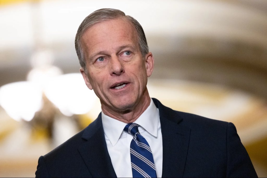 kate_p45's tweet photo. This has to be said. 

Senator John Thune failed to do what was necessary to get the SAVE Act passed, among other executive-order priorities, before the midterms. 

That failure warrants his removal as Senate leader.

Every single Senate Republican should be on board with replacing him with a true and real America First fighter in the leadership role. 

Enough time has been wasted.