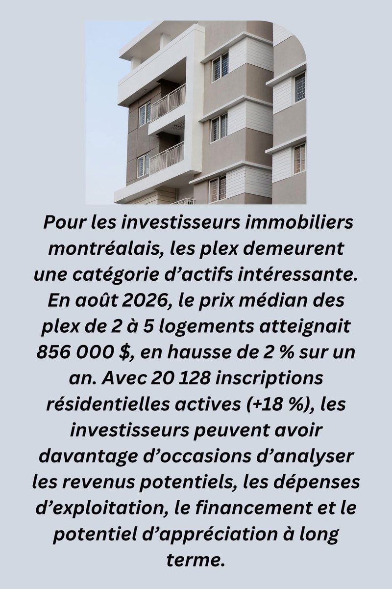 sherif5555's tweet photo. 🏢 MARCHÉ DES PLEX : 856 000 $ AU PRIX MÉDIAN — UNE OCCASION À SAISIR?
📞 Si vous bâtissez un portefeuille immobilier à long terme, discutons-en.

  🏢 PLEX MARKET: $856,000 MEDIAN — IS YOUR NEXT OPPORTUNITY HERE?
📞 If you’re building a long-term income portfolio, let’s connect. https://t.co/ZJMuOElGek