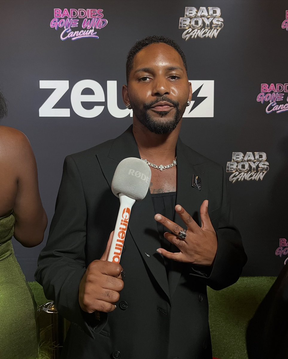 malibucso's tweet photo. Covered the Baddies Gone Wild Cancun x Bad Boys Cancun premiere 👀

Cast, creators, a little BTS talk and more than a few things unexpected 

🎤 Interviews dropping soon.

@The_ZeusNetwork https://t.co/cnvRfLGC6a