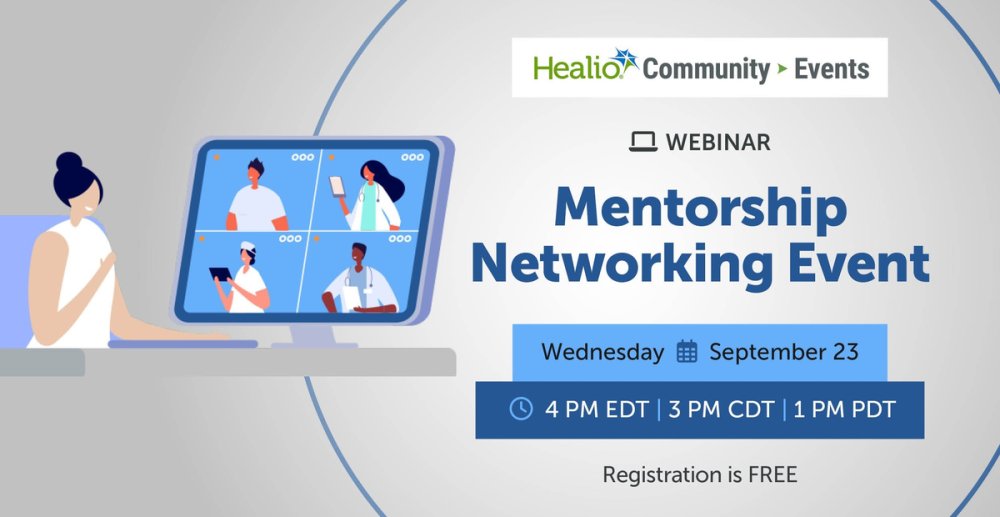 Nephronline's tweet photo. Is there anyone in your life who is looking for #mentorship in medicine? 

Share this FREE Healio Community networking event to the person who came to mind!

Attendees can ask career-related questions to four unique leaders in medicine.

🔗 Register here: https://t.co/fSzeXGopYN https://t.co/vRmRgCgrsi