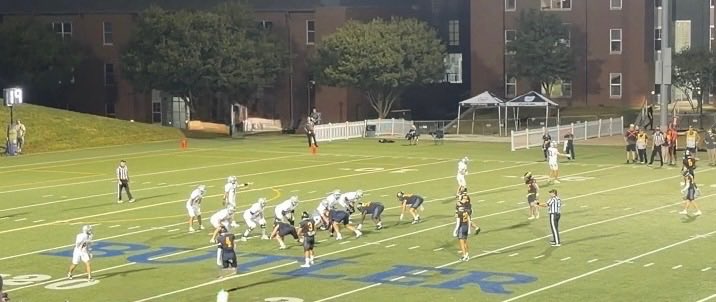 Nico_Morelli5's tweet photo. Had fun seeing a huge @ButlerUFootball win this weekend.  Thanks @CoachSchott_BU and @FBCoachMitch for the invite and conversation. 
@CoachDunny @BMalbasa @USFootball1890 @COACH_PAPAS https://t.co/iCNiEFEQzy