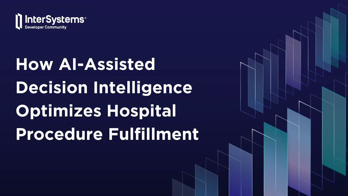 InterSystemsDev's tweet photo. 🚀 AI procurement for hospital OR on #InterSystemsIRIS: 3 supplier options for a hip implant, AI picks the one with right price + on-time delivery. Full workflow from patient enrollment to surgical cart — Supply Chain Orchestrator + Channels 360.

👇
 https://t.co/B84fHvSMjT https://t.co/HEjPFB0Ada