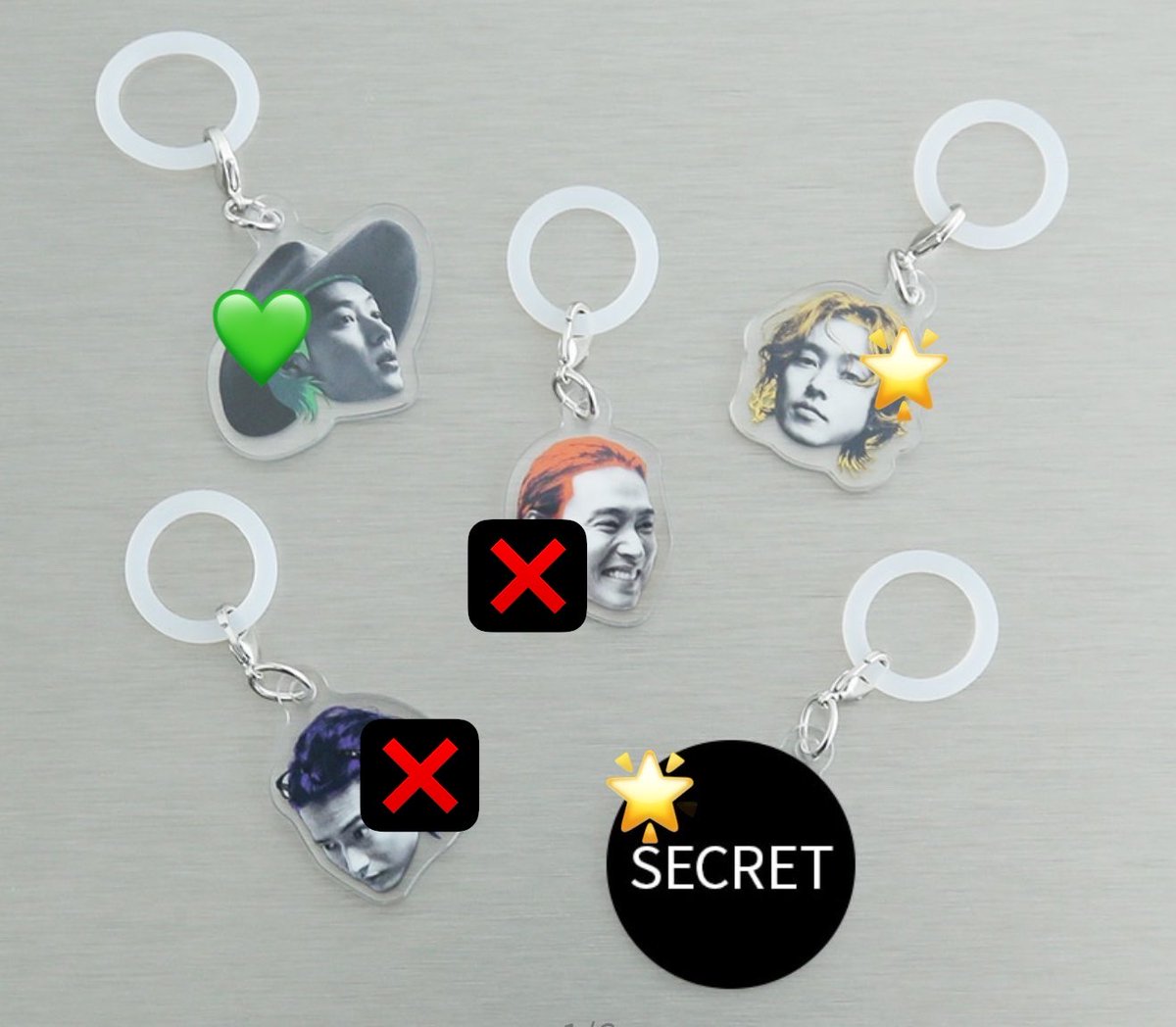 kntrs3232's tweet photo. KENTO YAMAZAKI FAN MEETING 2026
KENTO Marker Charm めじるし 

【譲】　緑 💚
【求】　黄色 シクレ 🌟

当日会場にて手渡し交換＞郵送

シークレットは難しいかと思いますが
可能な方dm or リプお願いします😭

#山﨑賢人 
#ファンミグッズ https://t.co/vGPbgZ0czj