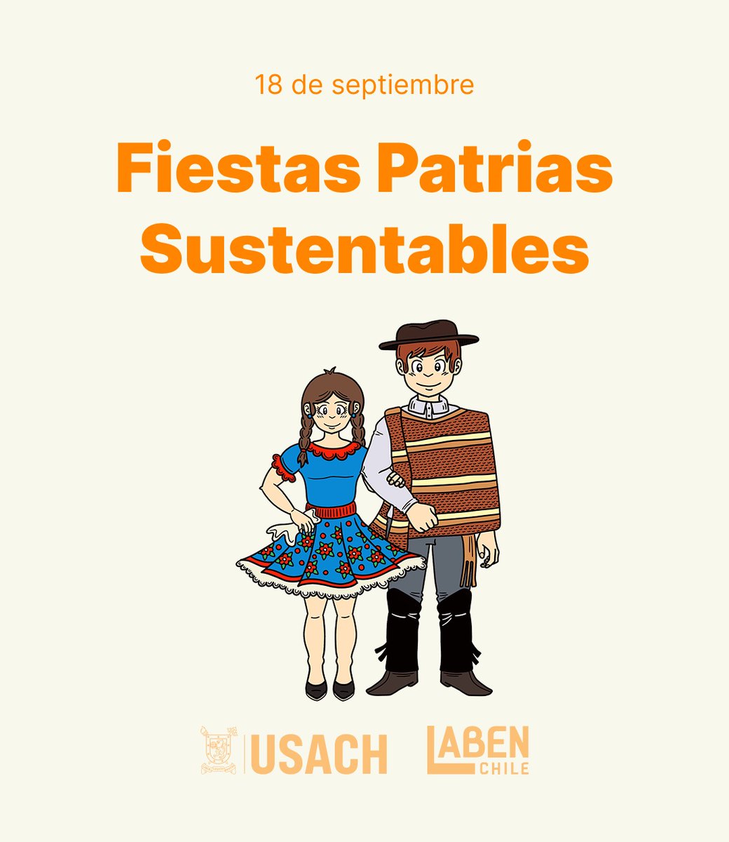 LABENCHILE's tweet photo. Este 18 celebremos con conciencia 🇨🇱🌱

✅ Compra local
✅ Recicla en tu asado
✅ Menos plástico desechable
✅ Comparte el auto
✅ Apoya las fondas de tu barrio

Chile se celebra, y también se cuida 💚

#FiestasPatrias #ChileSustentable https://t.co/SU3vPztJys