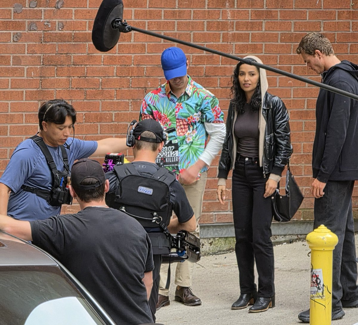 andrewbent's tweet photo. #MemoryOfaKiller with Patrick Dempsey filming in downtown Toronto again Wednesday. Thanks for the heads up @TOFilming_EM https://t.co/NbRD4ltxqd