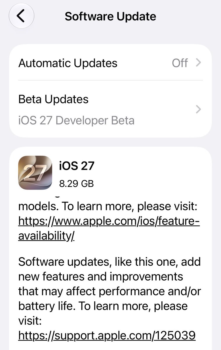 iTechProff's tweet photo. Dear Apple User, are you happy with the iOS27 update??
If no, mention 👇🏽 what’s wrong with !t https://t.co/2t0woLmAF7