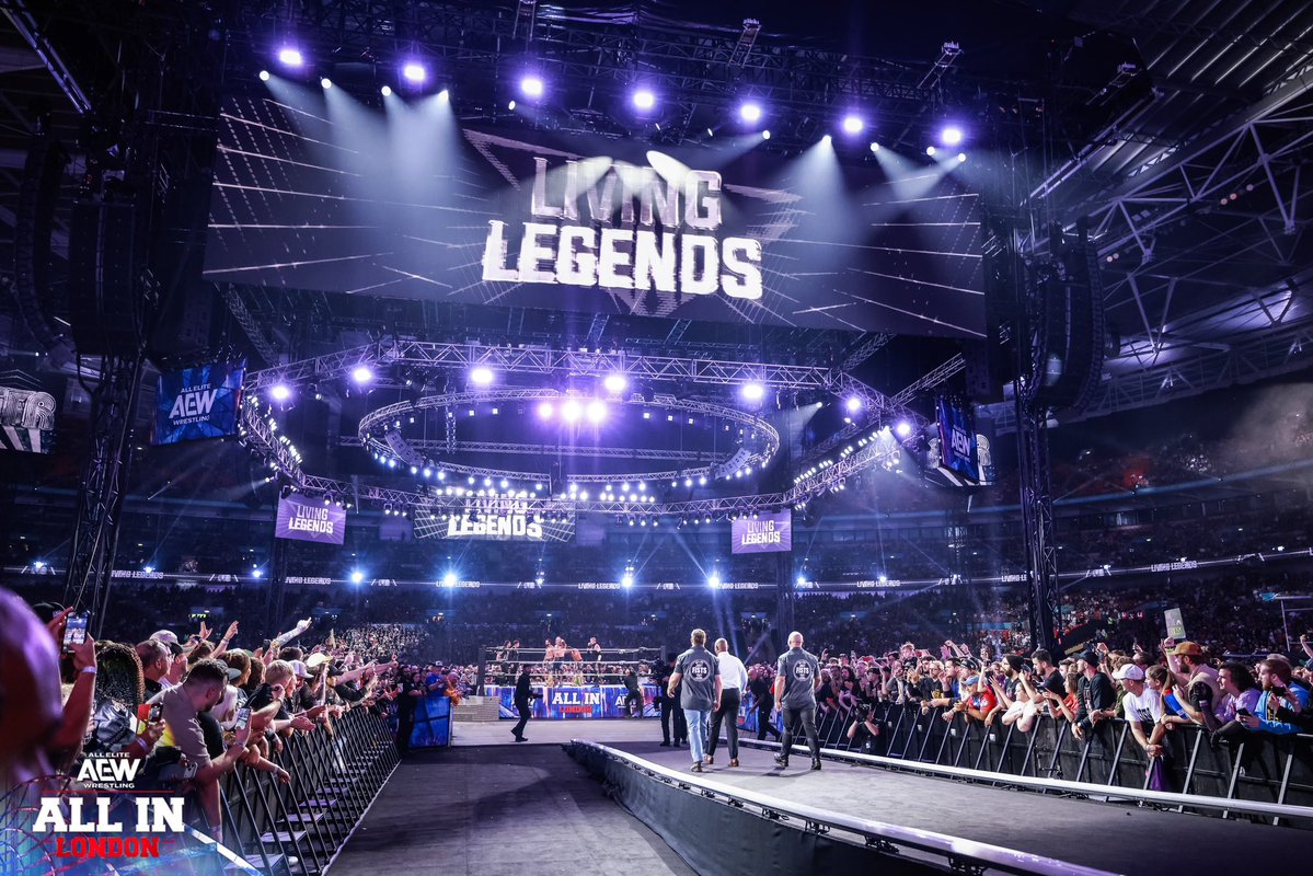 TopGuyIn's tweet photo. All In was supposed to be about who walked outta Wembley with those AEW Tag Titles.

Instead, it became about who was standin’ in that ring when the dust settled.

We spent months away. and then walked back in with one thing on our minds: remind everybody that we’re still here. https://t.co/IlIHNCjUAr