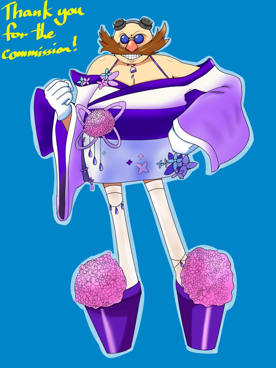 aridarling_VT's tweet photo. So, chat suggested that one of my Donothon rewards to put Eggman in my outfit... and we reached it... so
Thank you @THEWarvester for indulging this ridiculous commission!

#artriella https://t.co/wE6NEMjVaK