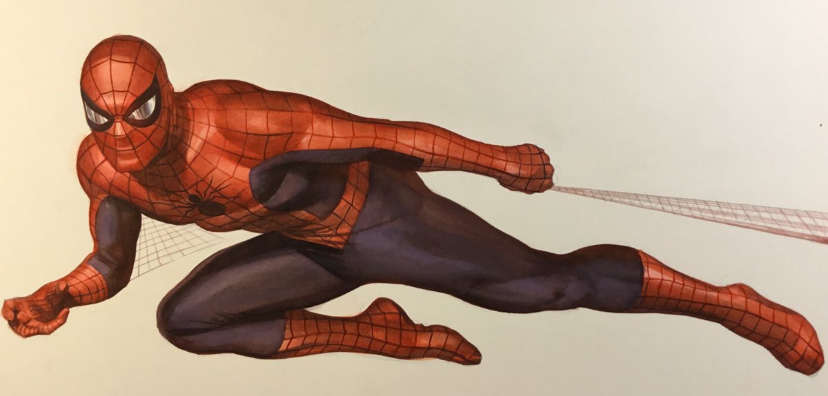 thealexrossart's tweet photo. Spider-Man https://t.co/1f5SkhGDBq