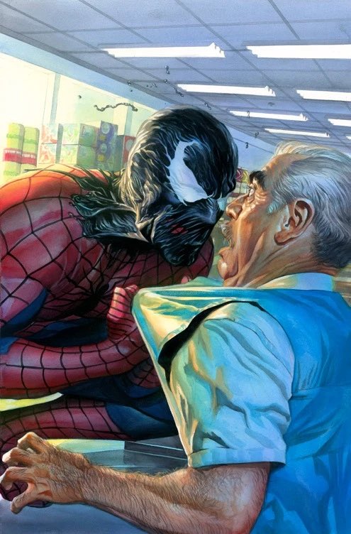 thealexrossart's tweet photo. Spider-Man https://t.co/1f5SkhGDBq