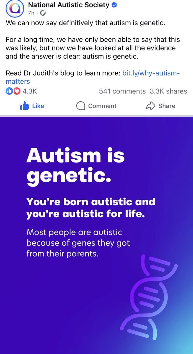 looneyfox_1's tweet photo. Darn it!!
The try harder brigade will have to think of something else now!!
My dad is autistic as fuck!! My mum has a LOT of traits.
#AutismIsGenetic https://t.co/7WjtLPlQqC